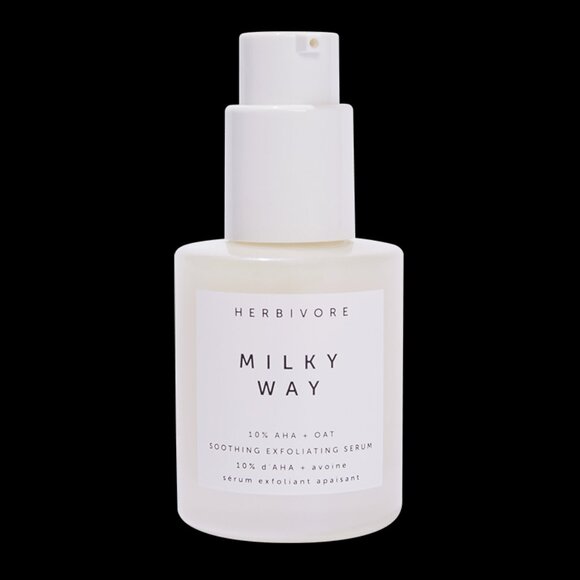 NEW Herbivore Botanicals Milky Way 10% AHA + Oat Soothing Exfoliating Serum